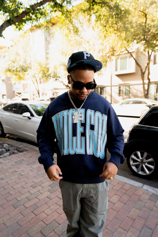 Navy Essential Crewneck